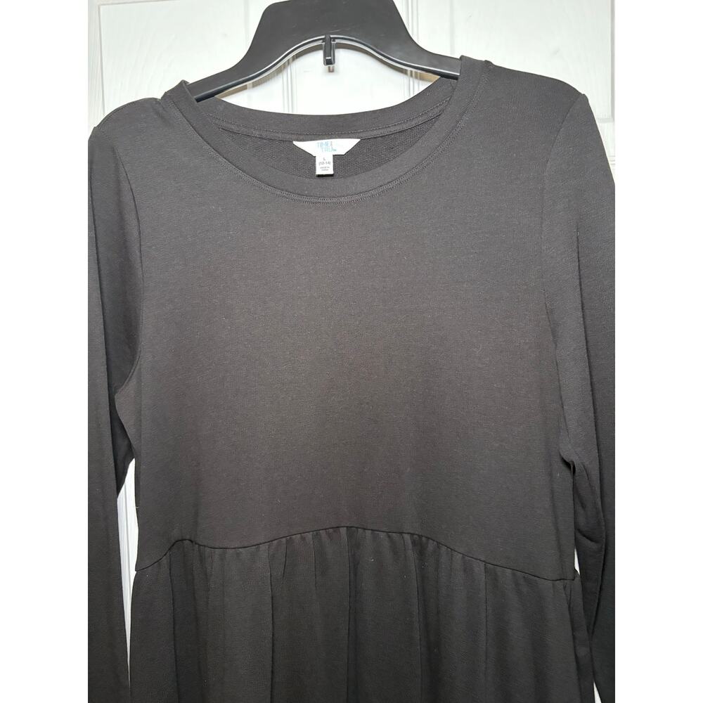 Time and Tru black dress size large - Picture 2 of 3